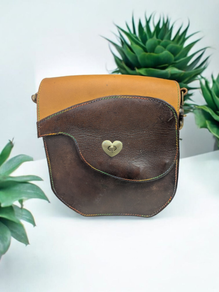 Skirt & Saddle flap Shoulder Bag